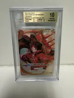One Piece TCG - Monkey.D.Luffy Special Art ST01-012 SR Signed Japanese BGS 10 - Image 3