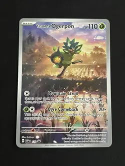 Teal Mask Ogerpon 123 Sv: Scarlet & Violet Promo Cards Holo Pokemon TCG - NM - Image 1