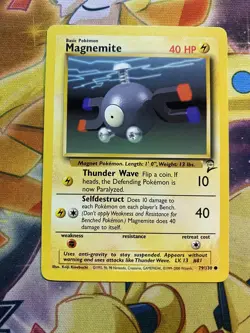Pokemon Card - Base 2 Set 79/130 - MAGNEMITE (common) - NM - Image 1