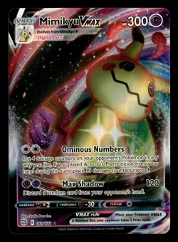 Mimikyu VMAX 069/172 VMAX Rare Holo Brilliant Stars Pokemon Card - Image 2