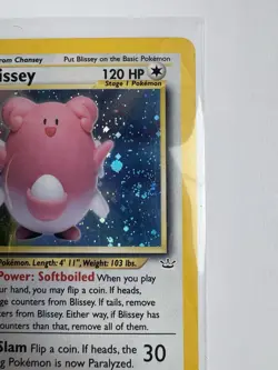 Blissey - 2/64 - Pokemon Neo Revelation Unlimited Holo Rare Card Lp w/Swirl - Image 2