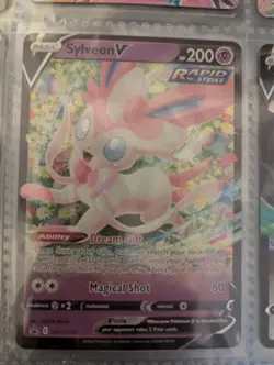 Sylveon V SWSH202 Near Mint Holofoil Promo Rare Pokemon Card - Image 1