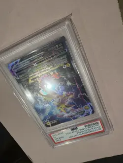 Pokemon TCG Jolteon VMAX SWSH184 Black Star Promo Card PSA 10 Gem Mint - Image 3