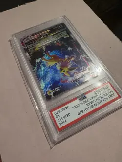 Pokemon TCG Jolteon VMAX SWSH184 Black Star Promo Card PSA 10 Gem Mint - Image 5