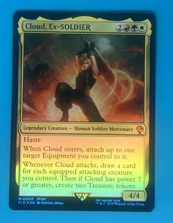 Mtg Cloud, Ex-SOLDIER Commander: Final Fantasy Foil - Image 1