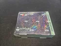 MTG Duskmourn House of Horror Collector Booster Box-Factory Sealed=12 packs - Image 1