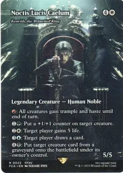 MTG: Final Fantasy: Through the Ages: Showcase Noctis Lucis Caelum: LP Condition - Image 1