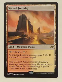 Sacred Foundry - Edge of Eternities MTG - Image 1