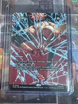 Tangle (Borderless) - Marvel’s Spider-Man MTG - Image 1