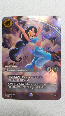 Disney Lorcana - Jasmine Fearless Princess Enchanted - 240/204 - FABLED - Image 1