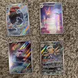 Pokemon TCG Illustration Rare Lot Of 4 Cards - Image 1