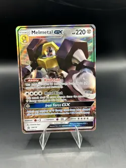 Pokemon TCG Melmetal GX Black Star Promo Card SM178 Sun And Moon Near Mint - Image 1