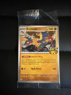 Pokemon Chicago Field Museum Fossil Exhibit Archeops Promo Card 051/086 SEALED - Image 1
