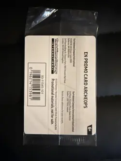 Pokemon Chicago Field Museum Fossil Exhibit Archeops Promo Card 051/086 SEALED - Image 2