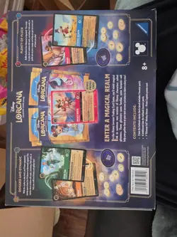 Disney Lorcana Trading Card Game 2 Decks 4 Booster Packs 1 Promo Card Sealed - Image 2