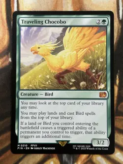 Traveling Chocobo Mythic 0210 (Regular) MTG Final Fantasy English - NM 🔥 - Image 1