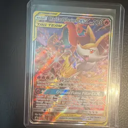 Pokemon Charizard & Braixen GX SM230 promo Holo TAG TEAM 270HP (jumbo and card) - Image 3