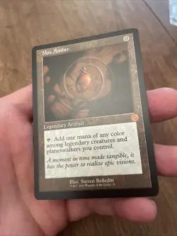Mox Amber Retro Frame #35 the Brothers' War Magic the Gathering Card - Image 2