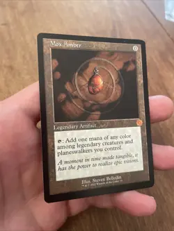 Mox Amber Retro Frame #35 the Brothers' War Magic the Gathering Card - Image 3