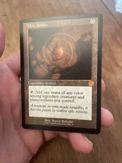 Mox Amber Retro Frame #35 the Brothers' War Magic the Gathering Card - Image 4