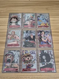 One Piece Premium Card Collection 25th Anniversary Set Of 9 Cards Japanese READ - Image 1