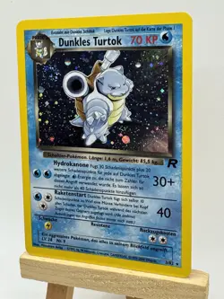 Pokemon Karte/card - Team Rocket Dunkles Turtok Dark Blastoise 3/82 Rocket Holo - Image 2