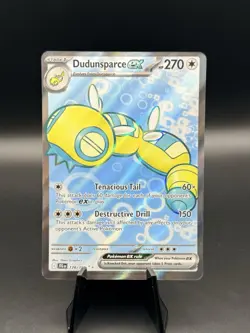 Pokemon Dudunsparce ex 178/159 Journey Together Ultra Rare Full Art Holo NM - Image 1