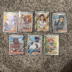 Pokemon TCG - Full Art Trainer Lot Of 7 - Image 1