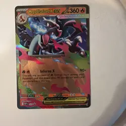 Pokemon TCG Mega Charizard X ex 029 Mega Evolution Black Star Promo NM - Image 1