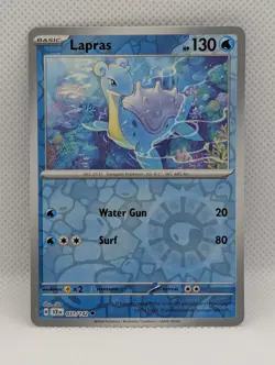 LAPRAS 31/142 UC STELLAR CROWN POKEMON REVERSE HOLO NM/M LAPRAS - Image 1
