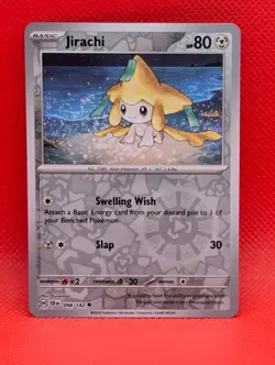 JIRACHI 98/142 UC STELLAR CROWN POKEMON REVERSE HOLO NM/M JIRACHI - Image 1