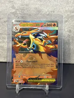 Pokemon TCG Mega Charizard Y EX MEP #30 Promo Mega Evolutions NM English Holo - Image 1