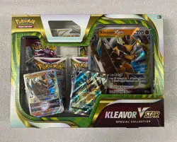 Pokemon TCG Kleavor VSTAR Special Collection Box New/Factory Sealed Crease/tear - Image 1