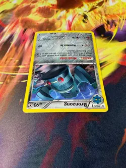 Bronzong 61/119 LP-DMG Reverse Holo Rare Phantom Forces 2014 Pokemon TCG - Image 3