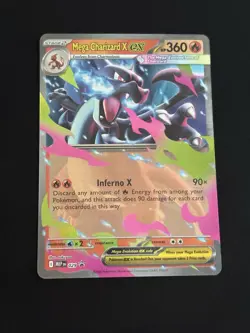 Mega Charizard X ex 029 Me: Mega Evolution Promo Holo Pokemon TCG - NM - Image 1