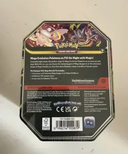 Pokemon TCG : Mega Moonlit Tin - Mega Gengar Ex - Image 3