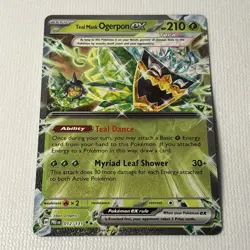 Teal Mask Ogerpon ex 012/131 Pokemon Prismatic Evolutions - NM - Image 1