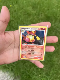 2009 Pokemon Platinum Supreme Victors Magmortar Holo #6/147 SWIRL - Image 5