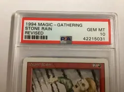 MTG Revised STONE RAIN PSA 10 (5031) Graded Power - Image 3