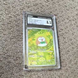 Pokemon Rowlet 082/080 Nihil Zero Art Rare Holo Japanese 2026 CGC 8.5 - Image 1