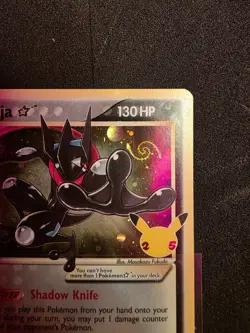 Pokemon TCG Greninja Gold Star SWSH144 Celebrations Black Star Promo - Image 3