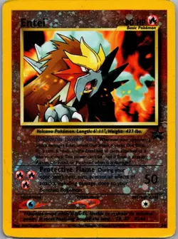 Entei Black Star Movie Promo 34 Reverse Holo Pokemon 2001 HP/DMG - Image 1