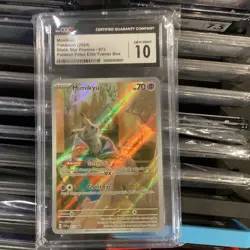 2024 POKEMON #075 MIMIKYU CGC 10 GEM MINT Paldean Fates Black Star Promo - Image 1