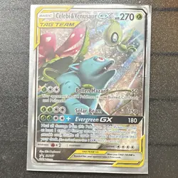 The Pokemon Company Celebi & Venusaur GX SM167 SM Promos TAG TEAM Promo Holo - Image 1