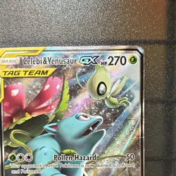 The Pokemon Company Celebi & Venusaur GX SM167 SM Promos TAG TEAM Promo Holo - Image 3
