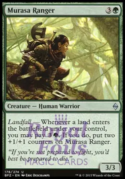 Murasa Ranger 4x FOIL BFZ MTG Battle for Zendikar Uncommon MINT green - Image 1