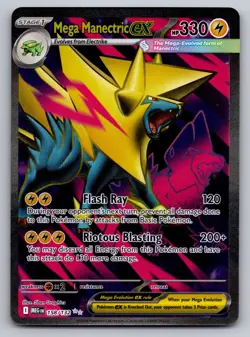 Mega Manectric ex 158/132 Ultra Rare Mega Evolution Near Mint - Image 1