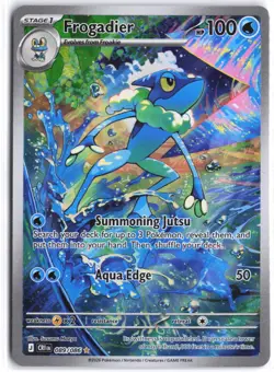 Frogadier 089/086 Shiny Rare ME04: Chaos Rising Pokemon NM - Image 1