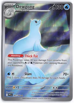 Dewgong 097/094 Illustration Rare Phantasmal Flames Pokemon NM - Image 1