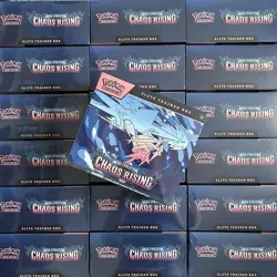 10x Pokemon TCG Chaos Rising Elite Trainer Box ETB - SEALED ✅ - FAST SHIP 🚚 - Image 1